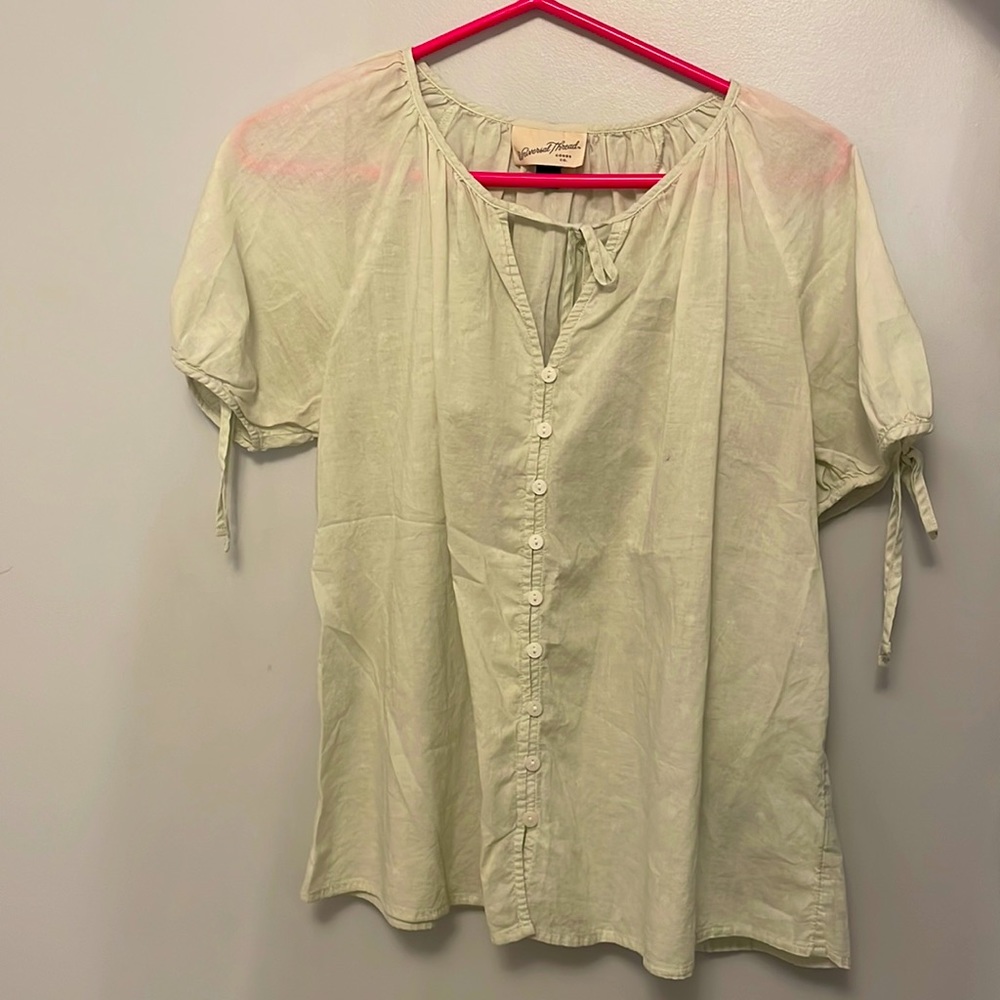 Light green blouse, size small, from Target - Picture 1 of 1
